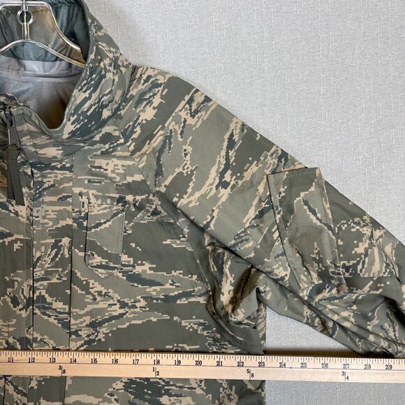 Mens Parka All Purpose Environmental Camouflage ACU Pattern Medium Long Barrier - Picture 10 of 11